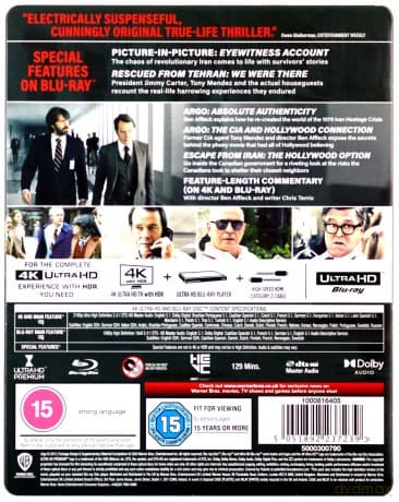 Operacja Argo (steelbook)