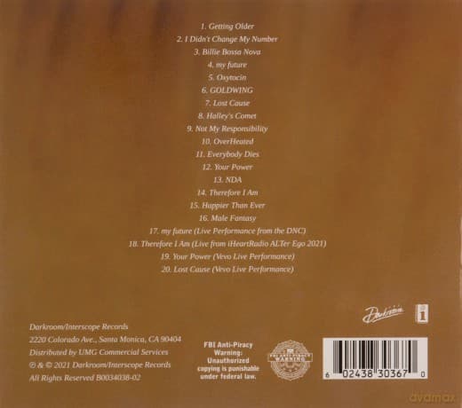 Billie Eilish: Happier Than Ever (Collectors Tour Edition)