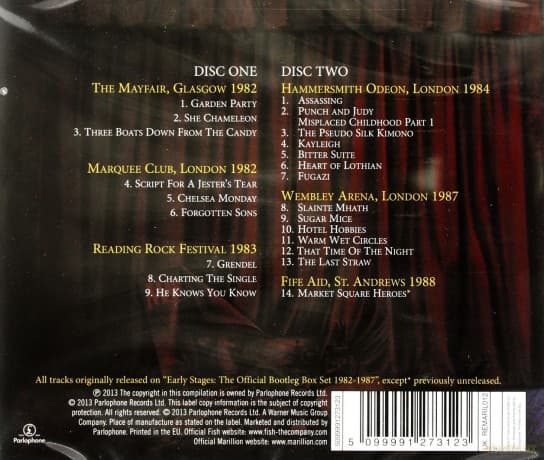 Marillion: Early Stages 1982-1988 - The Highlights