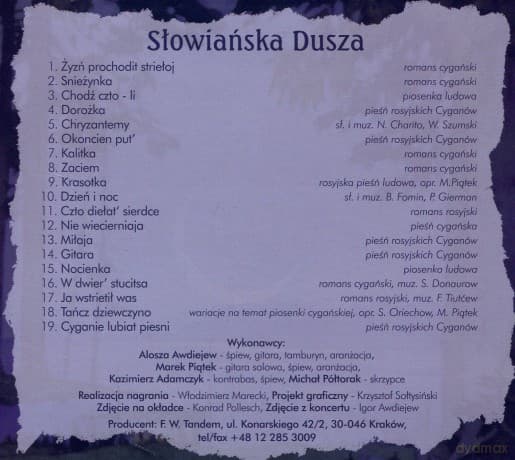 Alosza Awdiejew: Słowiańska Dusza (digipack)