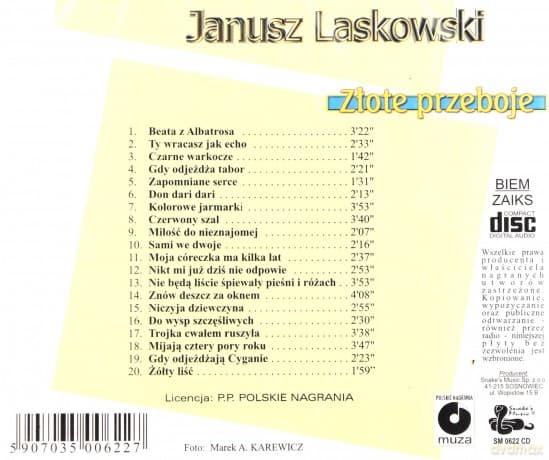 Janusz Laskowski: Złote przeboje