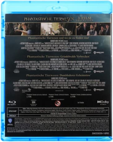 Fantastic Beasts Collection (Fantastyczne zwierzęta i jak je znaleźć/ Fantastyczne zwierzęta: Zbrodnie Grindelwalda/ Fantastyczne zwierzęta: Tajemnice Dumbledore'a)
