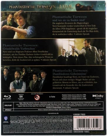 Fantastic Beasts Collection (Fantastyczne zwierzęta i jak je znaleźć/ Fantastyczne zwierzęta: Zbrodnie Grindelwalda/ Fantastyczne zwierzęta: Tajemnice Dumbledore'a)