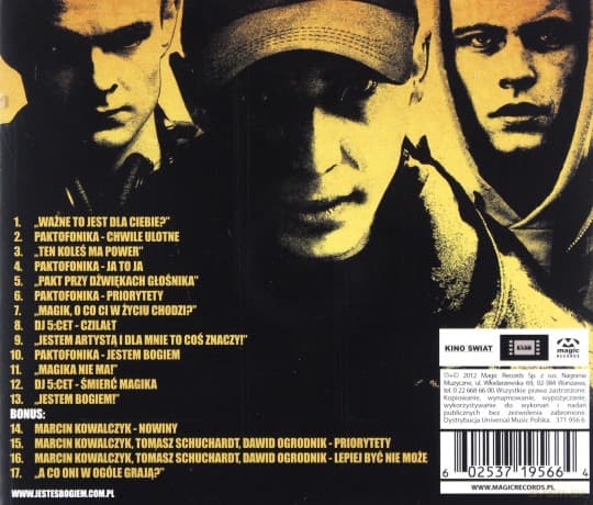 Jesteś Bogiem (Paktofonika) + soundtrack Pakiet