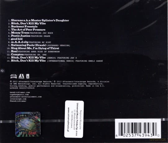 Kendrick Lamar: Good Kid, M.A.A.D City (Remixes)