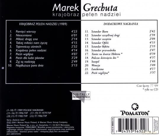 Marek Grechuta: Krajobraz Pelen Nadziei