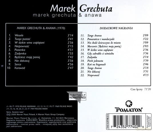 Marek Grechuta: Marek Grechuta & Anawa