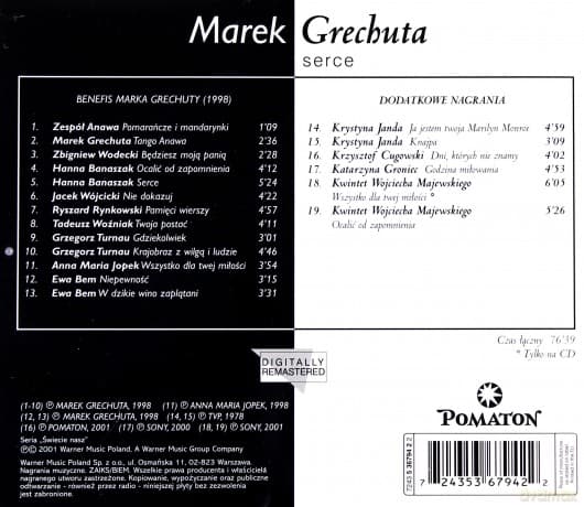 Marek Grechuta: Serce