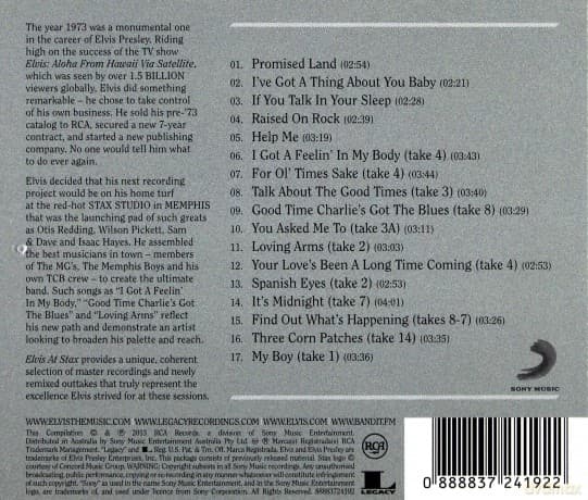 Elvis Presley: Elvis At Stax