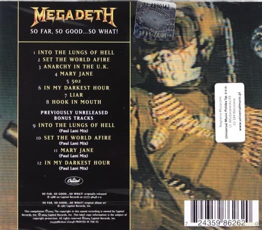 Megadeth: So Far, So Good, So What