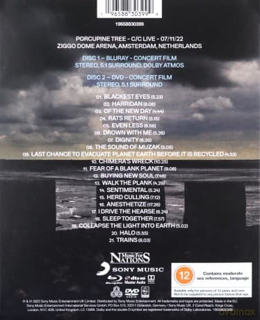 Porcupine Tree: Closure / Continuation. Live. Amsterdam 07/11/22