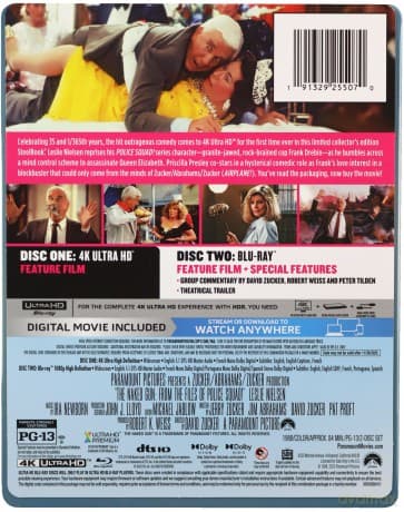 The Naked Gun: From the Files of Police Squad! (Naga broń) (steelbook)