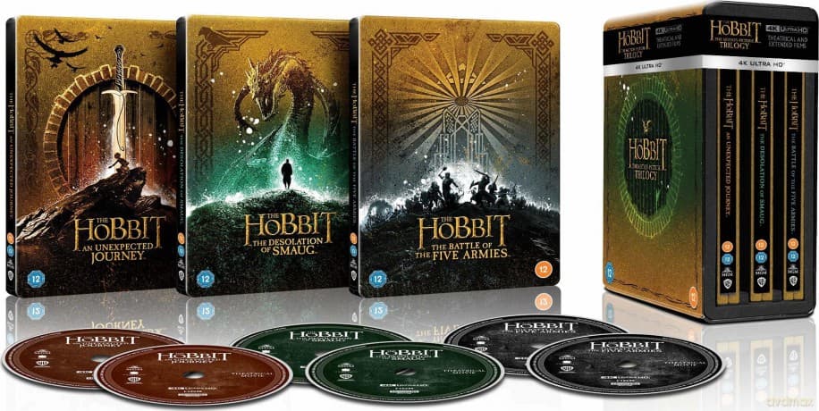 Hobbit Trylogia (steelbook)