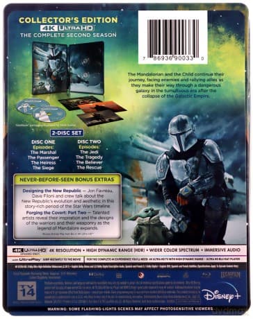 Star Wars The Mandalorian The Complete Season 2 (steelbook)