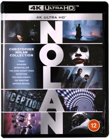 Batman - Początek / Prestiż / Mroczny Rycerz / Incepcja / Mroczny Rycerz powstaje / Interstellar / Dunkierka / Tenet