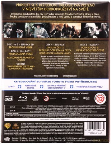 Hobbit: Niezwykła Podróż 3D (wydanie rozszerzone)