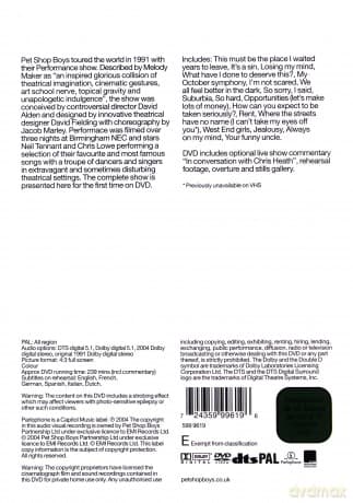 Pet Shop Boys: Performance