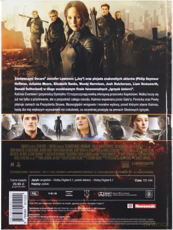 Igrzyska śmierci: Kosogłos część 2 (booklet)