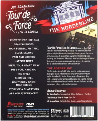 Joe Bonamassa: Tour De Force - Borderline (digipack)