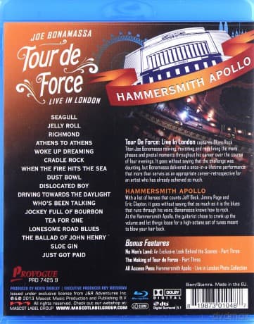 Joe Bonamassa: Tour De Force - Hammersmith Apollo