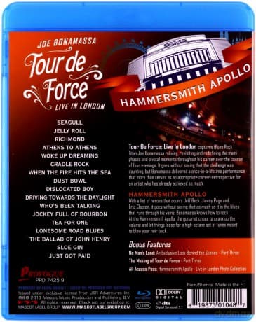 Joe Bonamassa: Tour De Force - Hammersmith Apollo