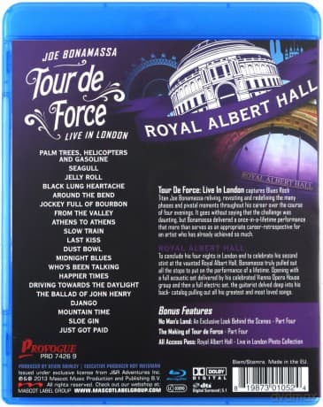 Joe Bonamassa: Tour De Force - Royal Albert Hall