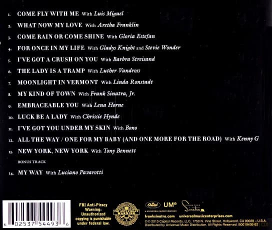Frank Sinatra: Best Of Duets - 20th Anniversary
