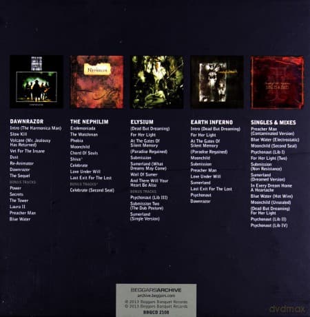 Fields Of The Nephilim: 5 Albums Box Set