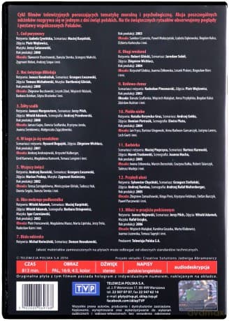 Święta Polskie: Cud Purymowy / Noc Świętego Mikołaja  / Żółty szalik  / W kogo ja się wrodziłem / Wszyscy święci / Miss Mokrego Podkoszulka / Biała sukienka / Długi weekend / Królowa Chmur / Piekło Niebo / Barbórka / Przybyli ułani / Miłość