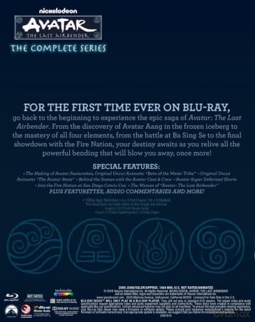Avatar - The Last Airbender: The Complete Series (Awatar: Legenda Aanga)