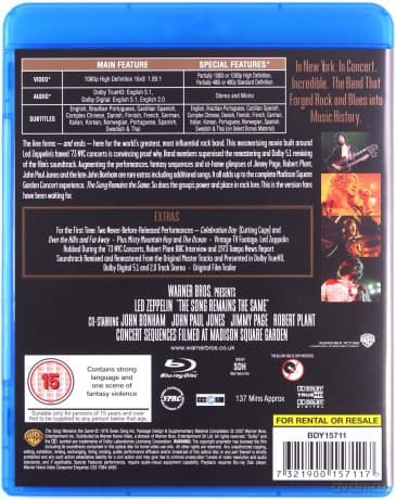 Led Zeppelin: The Song Remains The Same