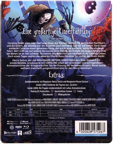 Coraline (Koralina i tajemnicze drzwi) (steelbook)