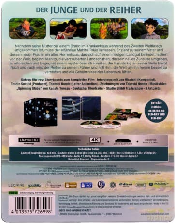 The Boy and the Heron (Chłopiec i czapla) (steelbook)