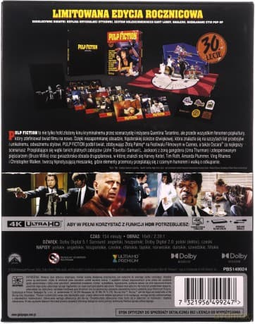 Pulp Fiction limitowana edycja rocznicowa