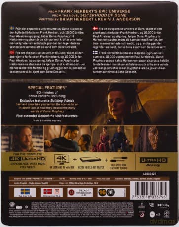 Dune: Prophecy Season 1 (Diuna: Proroctwo) (steelbook)