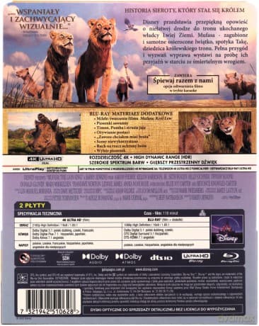 Mufasa: Król Lew (steelbook)