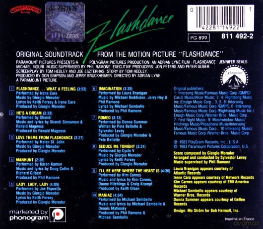 Flashdance soundtrack