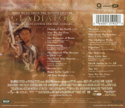 Gladiator Soundtrack (Hans Zimmer)