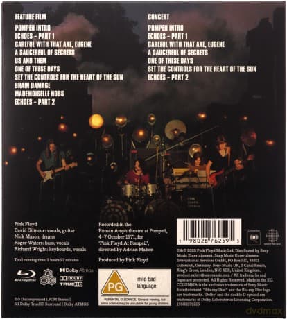 Pink Floyd: Pink Floyd at Pompeii - MCMLXXII