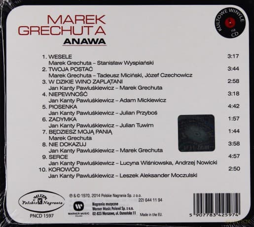 Marek Grechuta: Marek Grechuta & Anawa