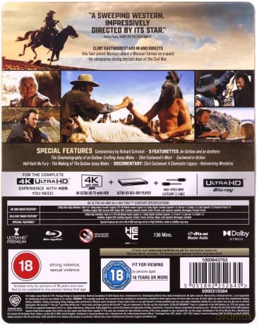 The Outlaw Josey Wales (Wyjęty spod prawa Josey Wales) (steelbook)