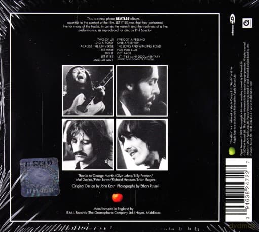 The Beatles: Let It Be (Remastered) (ecopack)