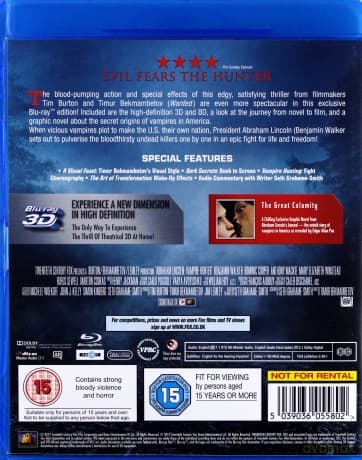 Abraham Lincoln Vampire Hunter (Abraham Lincoln: Łowca Wampirów 3D)