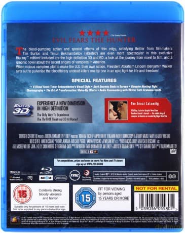 Abraham Lincoln Vampire Hunter (Abraham Lincoln: Łowca Wampirów 3D)