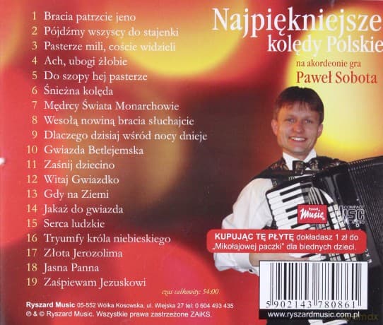 Paweł Sobota: Najpiękniejsze kolędy Polskie