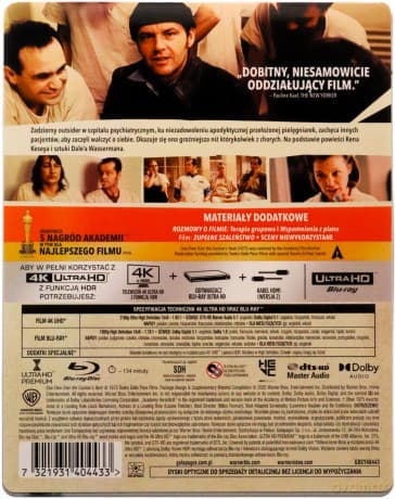 Lot nad kukułczym gniazdem (steelbook)