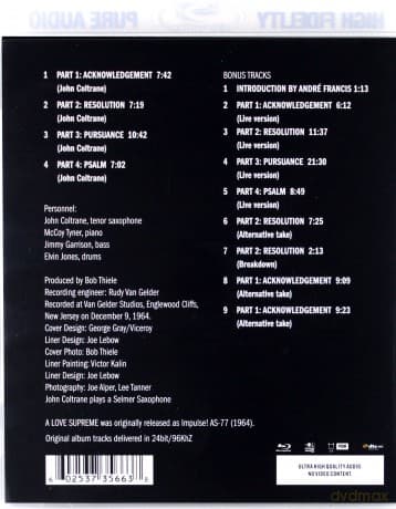 John Coltrane: A Love Supreme