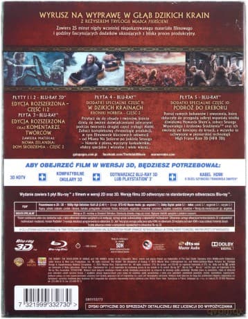 Hobbit: Pustkowie Smauga 3D (wydanie rozszerzone)