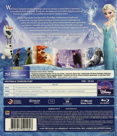 Kraina lodu (Disney) [Blu-Ray]