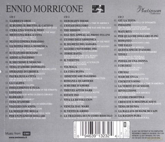 Ennio Morricone - The Platinum Collection